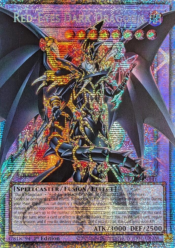 Red-Eyes Dark Dragoon (Starlight Rare) [RA05-EN141] Starlight Rare | Exor Games New Glasgow
