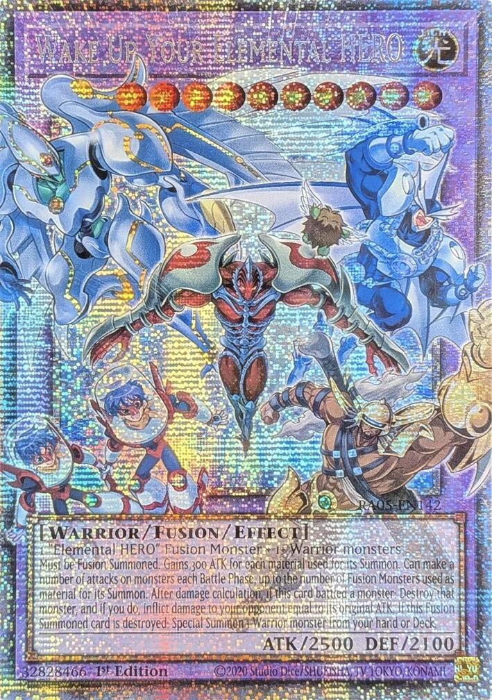 Wake Up Your Elemental HERO (Starlight Rare) [RA05-EN142] Starlight Rare | Exor Games New Glasgow