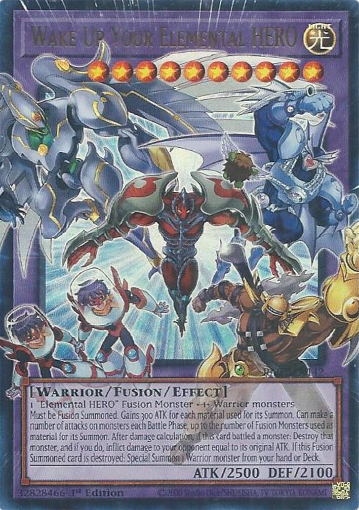 Wake Up Your Elemental HERO [RA05-EN142] Ultra Rare | Exor Games New Glasgow