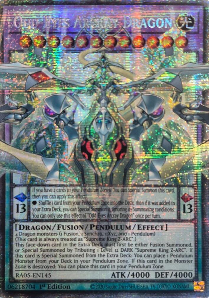 Odd-Eyes Arcray Dragon (Starlight Rare) [RA05-EN145] Starlight Rare | Exor Games New Glasgow