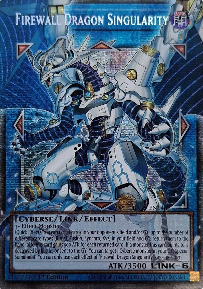 Firewall Dragon Singularity (Starlight Rare) [RA05-EN146] Starlight Rare | Exor Games New Glasgow