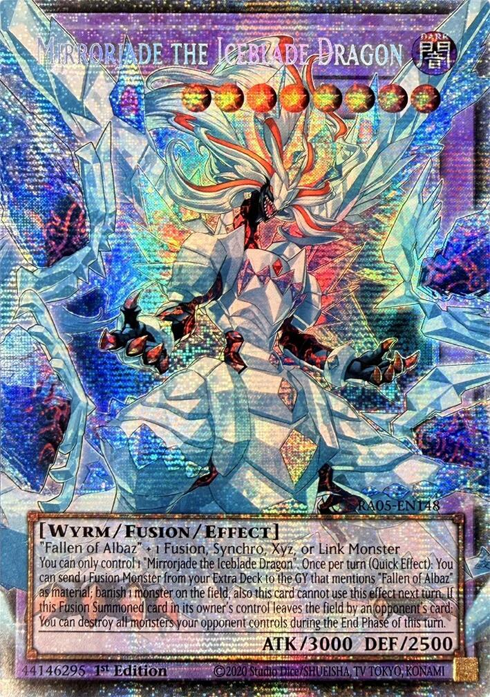Mirrorjade the Iceblade Dragon (Starlight Rare) [RA05-EN148] Starlight Rare | Exor Games New Glasgow
