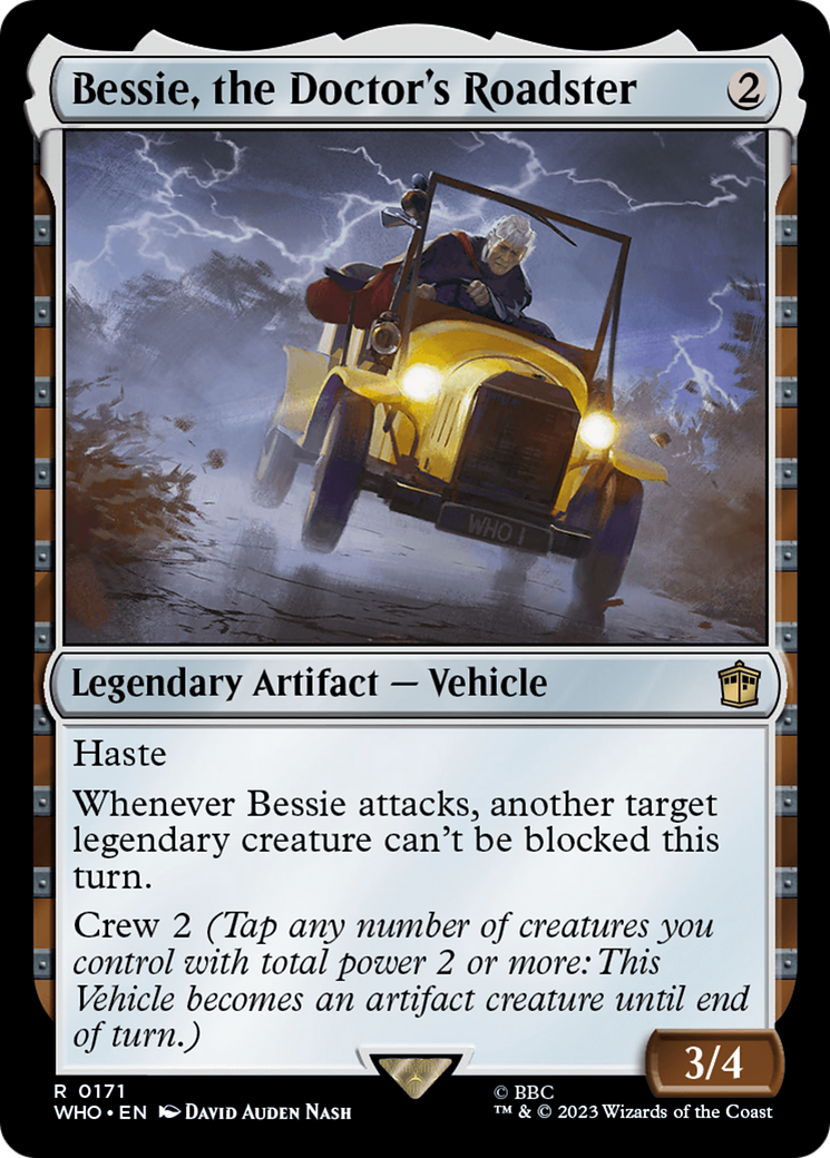 Bessie, the Doctor's Roadster [Doctor Who] | Exor Games New Glasgow