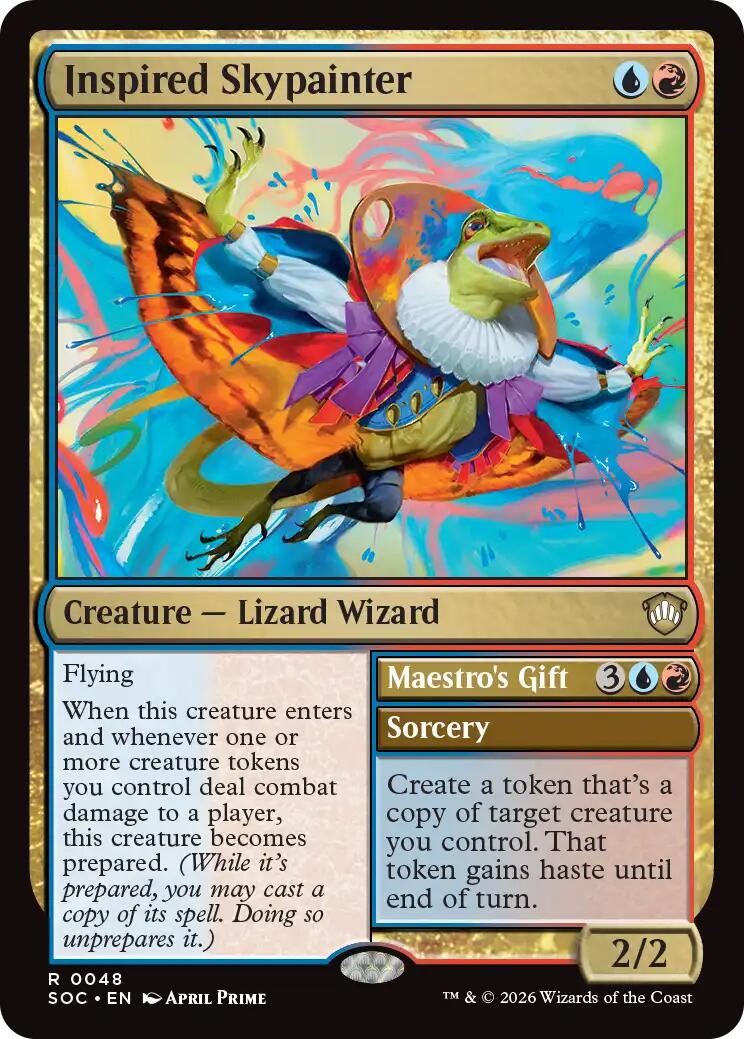 Inspired Skypainter [Secrets of Strixhaven Commander] | Exor Games New Glasgow