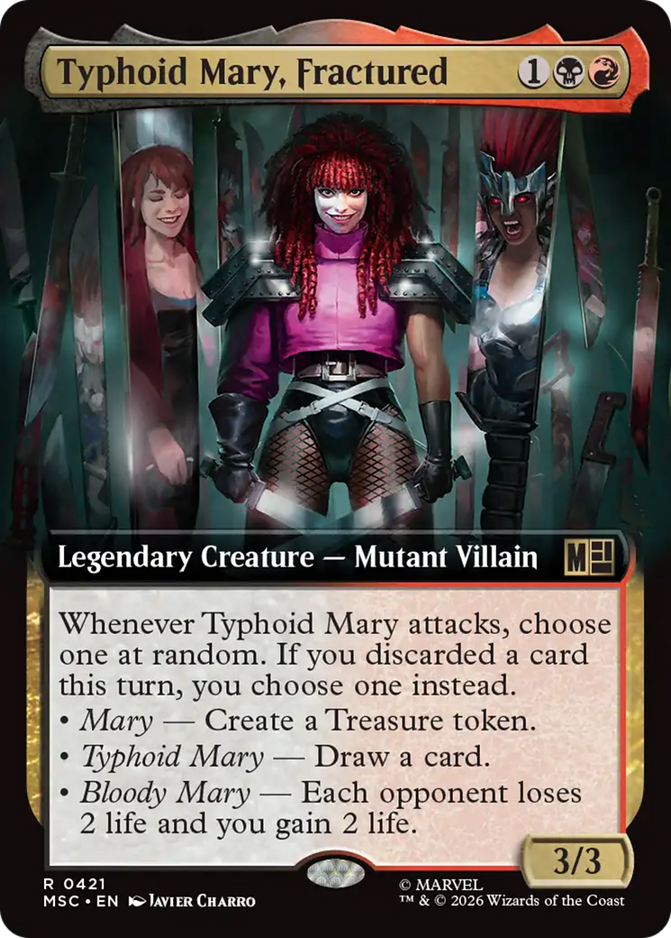 Typhoid Mary, Fractured (Extended Art) [Marvel Super Heroes Commander] | Exor Games New Glasgow