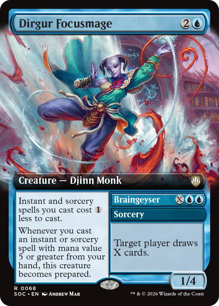 Dirgur Focusmage (Extended Art) [Secrets of Strixhaven Commander] | Exor Games New Glasgow