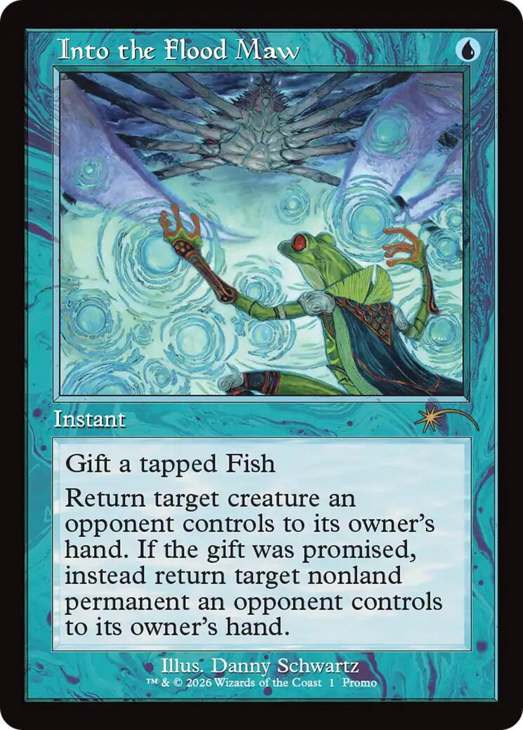 Into the Flood Maw (Retro Frame) [Wizards Play Network 2026] | Exor Games New Glasgow