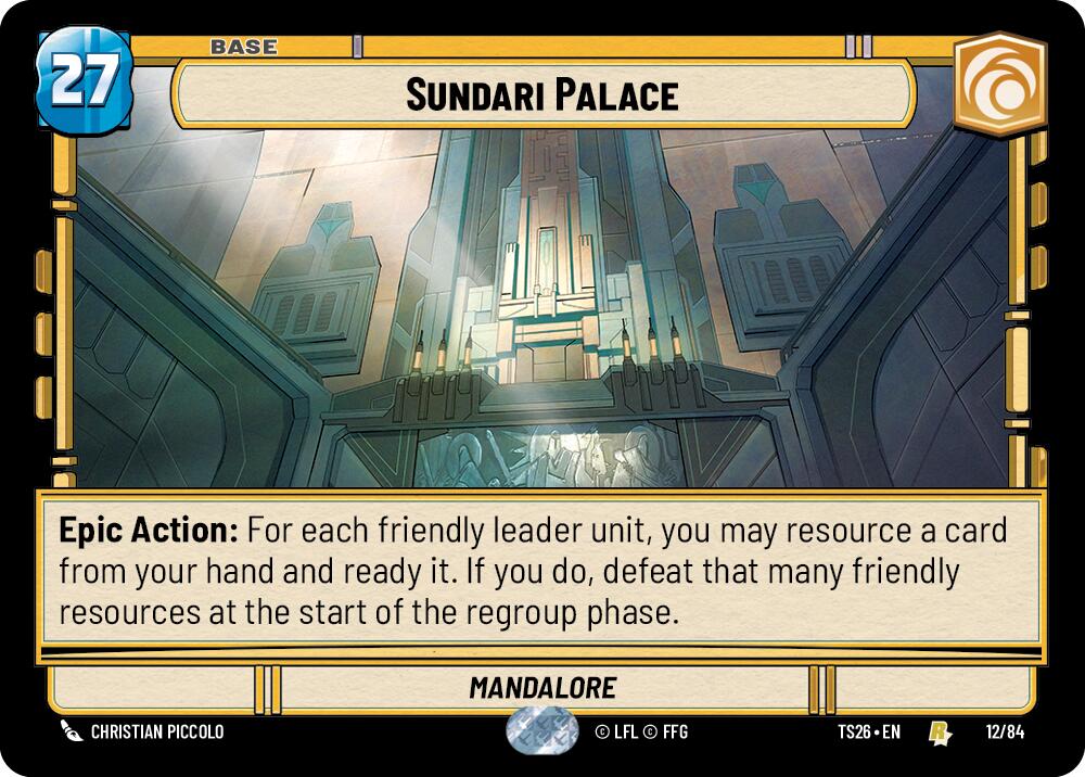 Sundari Palace (12/84) (12/84) [Twin Suns] | Exor Games New Glasgow