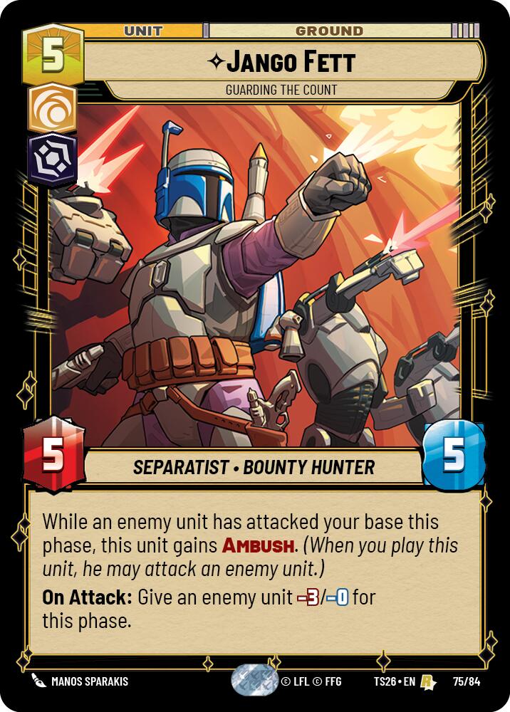 Jango Fett - Guarding the Count (75/84) (75/84) [Twin Suns] | Exor Games New Glasgow