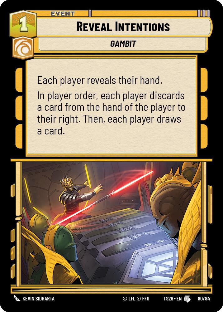Reveal Intentions (80/84) (80/84) [Twin Suns] | Exor Games New Glasgow