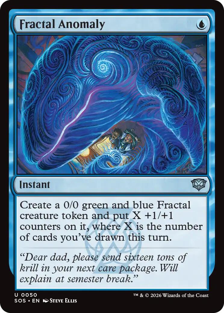 Fractal Anomaly [Secrets of Strixhaven] | Exor Games New Glasgow