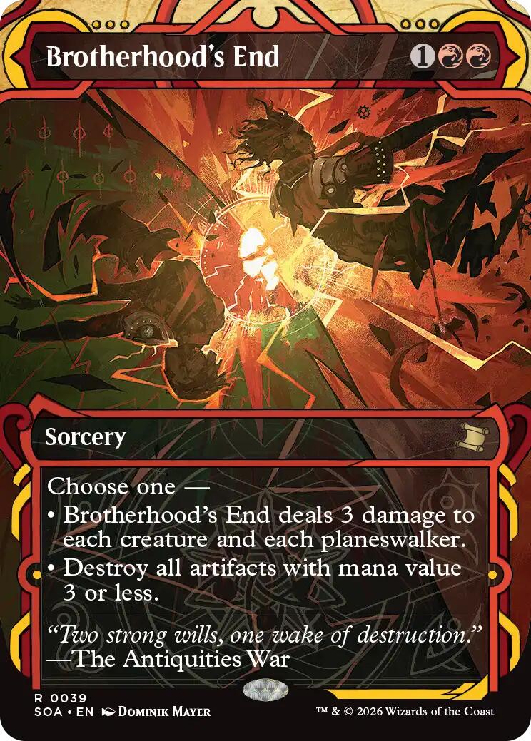 Brotherhood's End [Secrets of Strixhaven: Mystical Archive] | Exor Games New Glasgow
