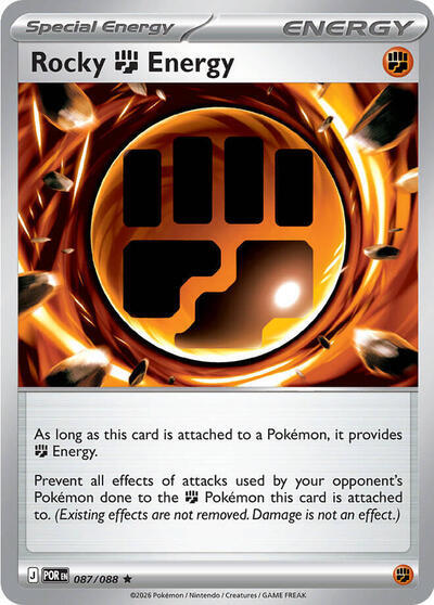 Rocky Fighting Energy (087/088) (Deck Exclusive) [Mega Evolution: Perfect Order] | Exor Games New Glasgow
