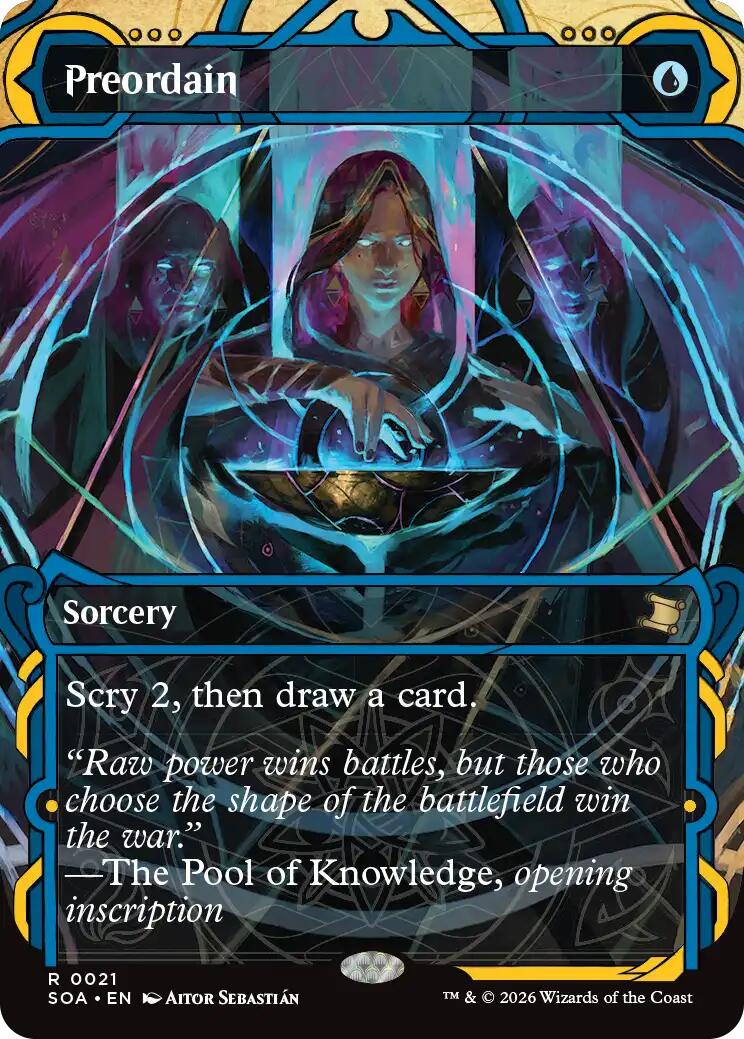 Preordain [Secrets of Strixhaven: Mystical Archive] | Exor Games New Glasgow