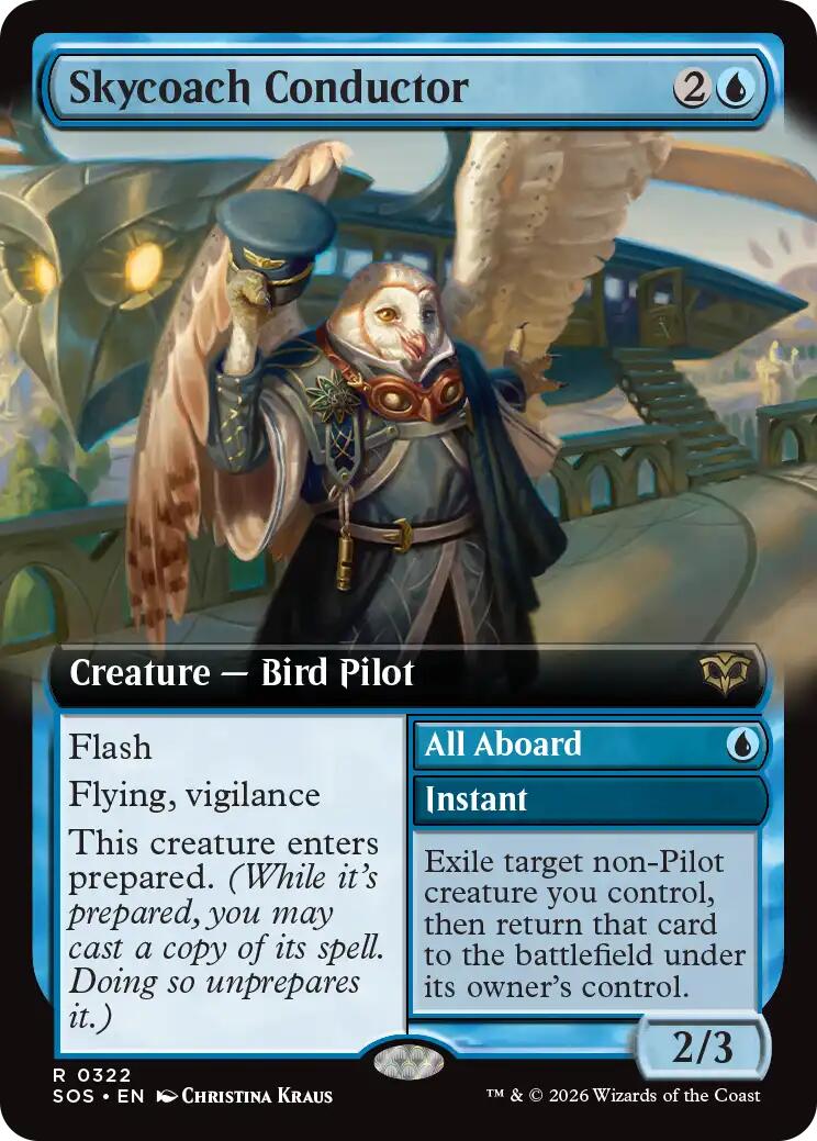 Skycoach Conductor (Extended Art) [Secrets of Strixhaven] | Exor Games New Glasgow