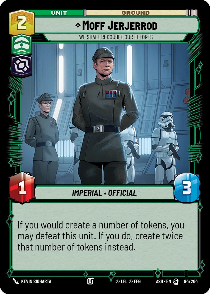 Moff Jerjerrod - We Shall Redouble Our Efforts (94/264) (94/264) [Ashes of the Empire] | Exor Games New Glasgow