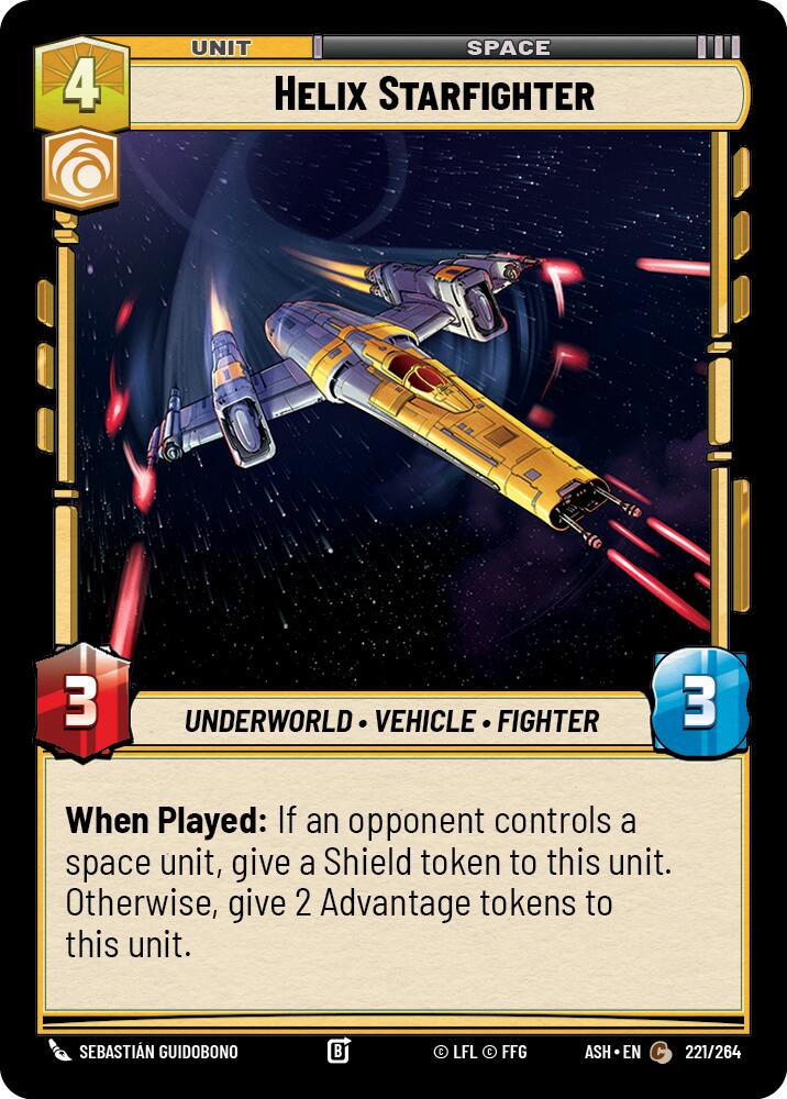 Helix Starfighter (221/264) (221/264) [Ashes of the Empire] | Exor Games New Glasgow