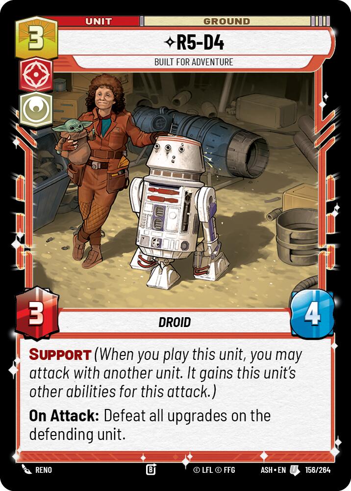 R5-D4 - Built for Adventure (156/264) (156/264) [Ashes of the Empire] | Exor Games New Glasgow