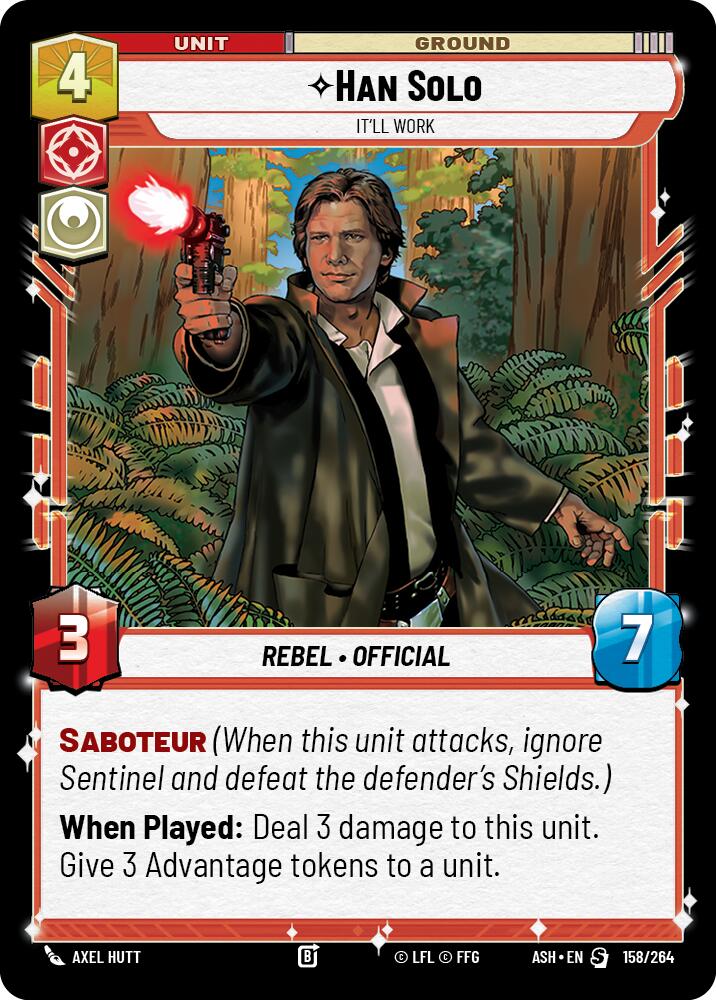 Han Solo - It'll Work (158/264) (158/264) [Ashes of the Empire] | Exor Games New Glasgow