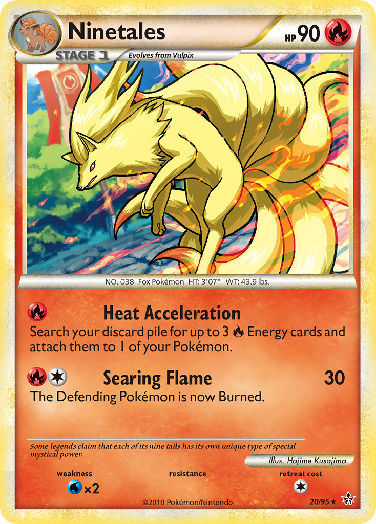 Ninetales (20/95) [HeartGold & SoulSilver: Unleashed] | Exor Games New Glasgow