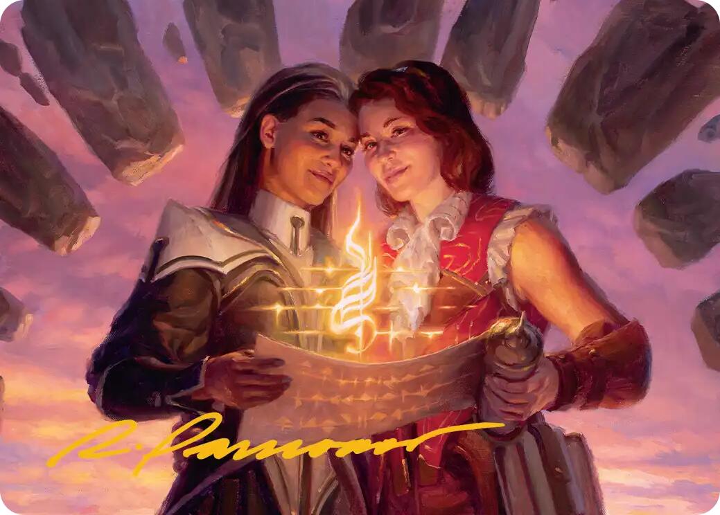 Joined Researchers Art Card (Gold-Stamped Signature) [Secrets of Strixhaven Art Series] | Exor Games New Glasgow