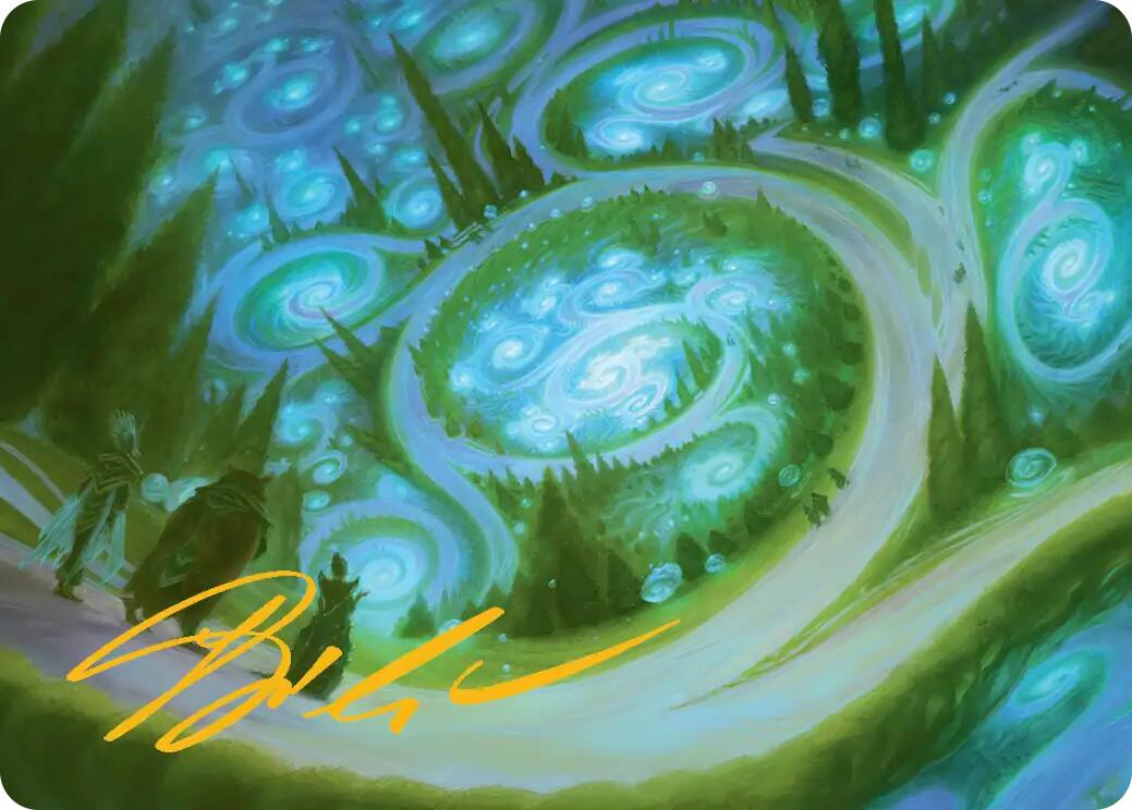 Mathemagics Art Card (Gold-Stamped Signature) [Secrets of Strixhaven Art Series] | Exor Games New Glasgow