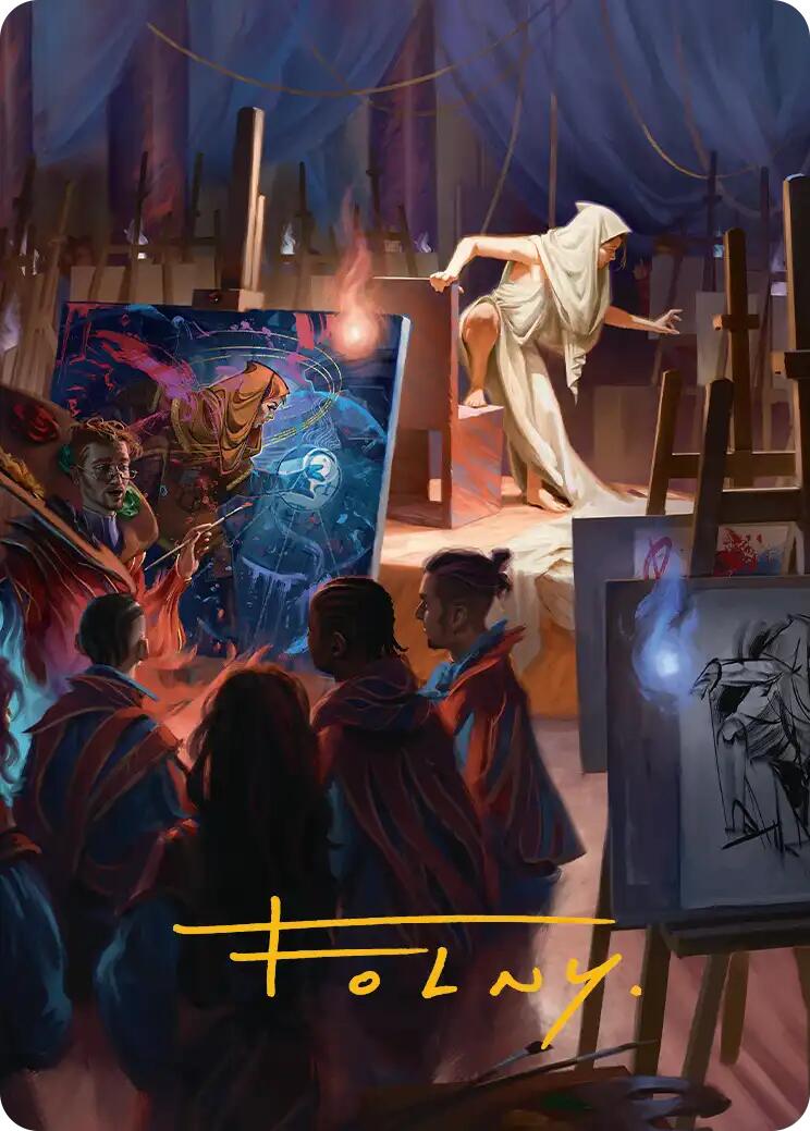 Archaeomancer Art Card (Gold-Stamped Signature) [Secrets of Strixhaven Art Series] | Exor Games New Glasgow