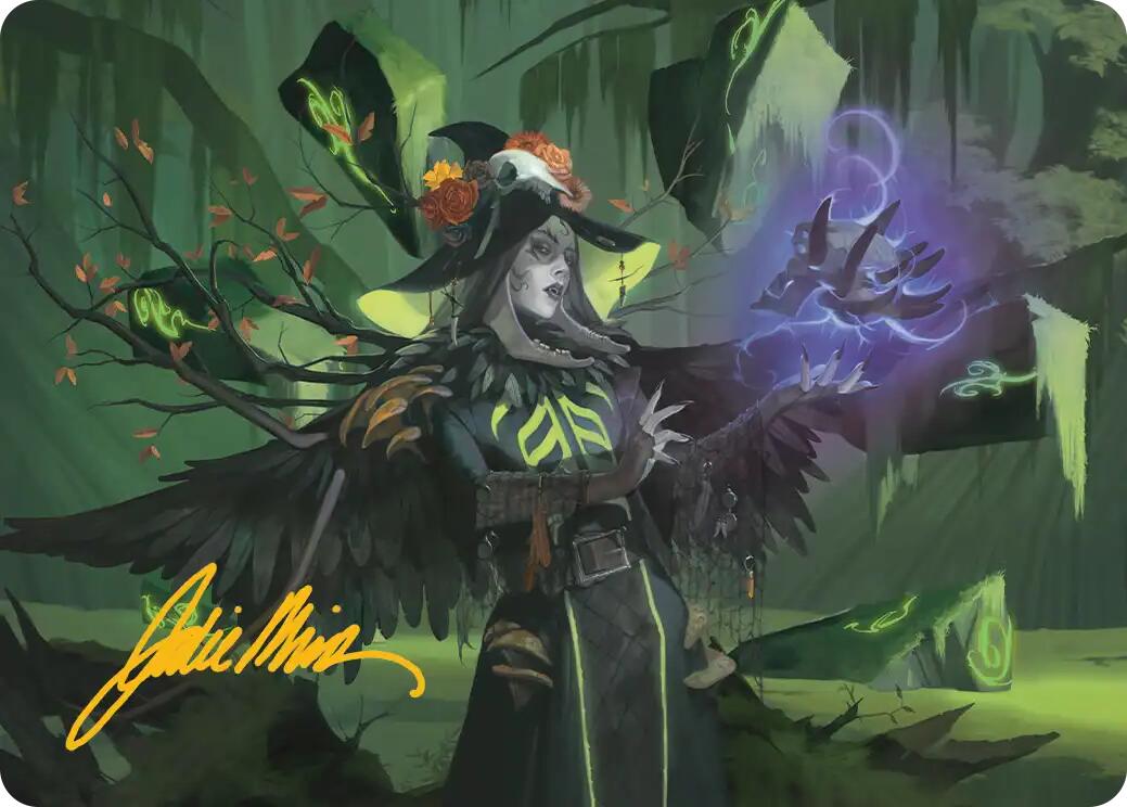 Emeritus of Woe Art Card (Gold-Stamped Signature) [Secrets of Strixhaven Art Series] | Exor Games New Glasgow