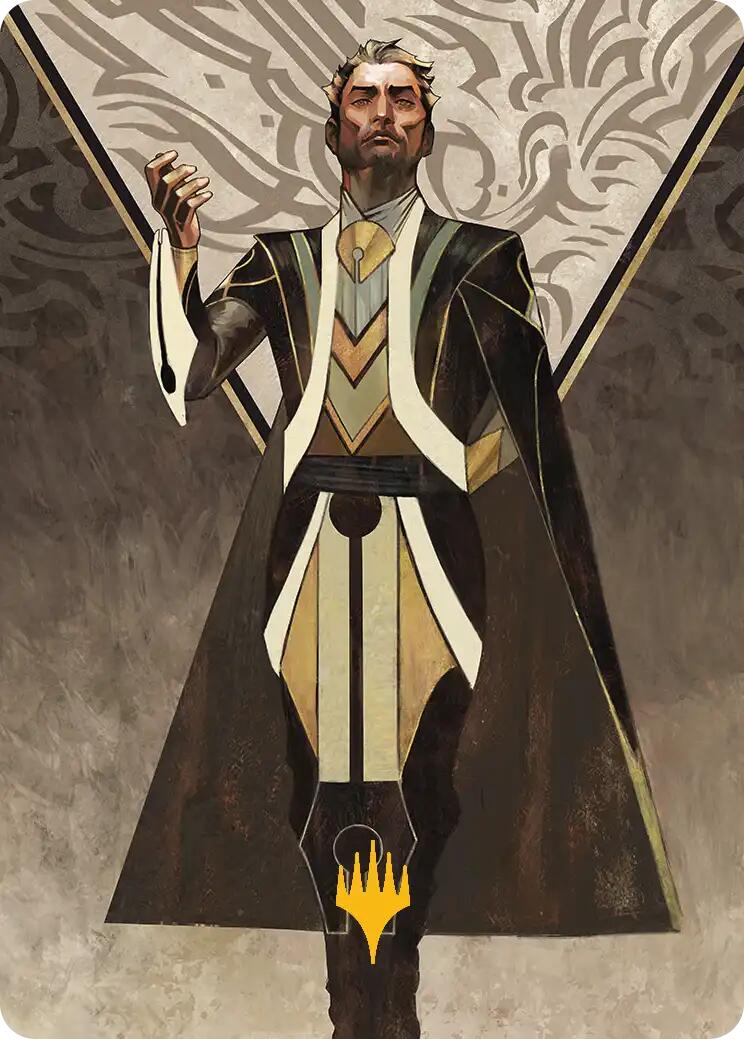 Ral Zarek, Guest Lecturer Art Card (Gold-Stamped Planeswalker Symbol) [Secrets of Strixhaven Art Series] | Exor Games New Glasgow