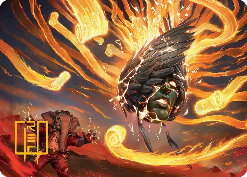 Flashback Art Card (Gold-Stamped Signature) [Secrets of Strixhaven Art Series] | Exor Games New Glasgow