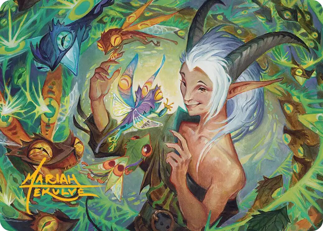 Lumaret's Favor Art Card (Gold-Stamped Signature) [Secrets of Strixhaven Art Series] | Exor Games New Glasgow