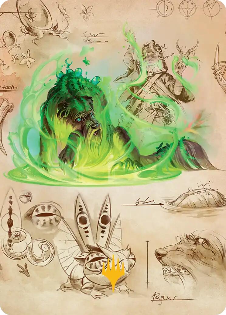 Germination Practicum Art Card (Gold-Stamped Planeswalker Symbol) [Secrets of Strixhaven Art Series] | Exor Games New Glasgow