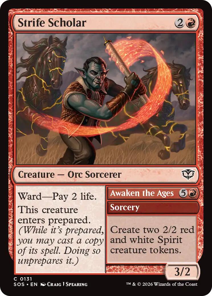 Strife Scholar [Secrets of Strixhaven] | Exor Games New Glasgow