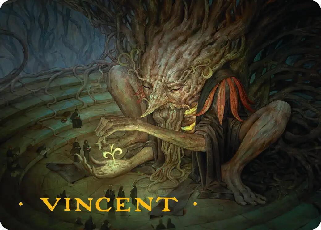 Old-Growth Educator Art Card (Gold-Stamped Signature) [Secrets of Strixhaven Art Series] | Exor Games New Glasgow