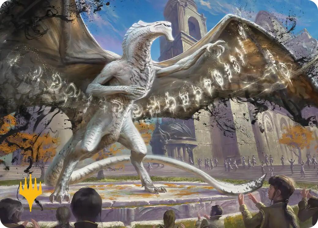 Silverquill, the Disputant Art Card (Gold-Stamped Planeswalker Symbol) [Secrets of Strixhaven Art Series] | Exor Games New Glasgow