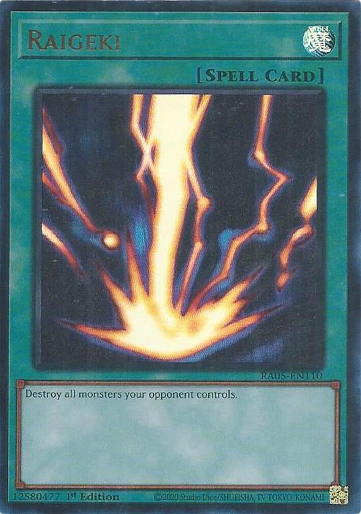 Raigeki (Ultra Rare) [RA05-EN110] Ultra Rare | Exor Games New Glasgow