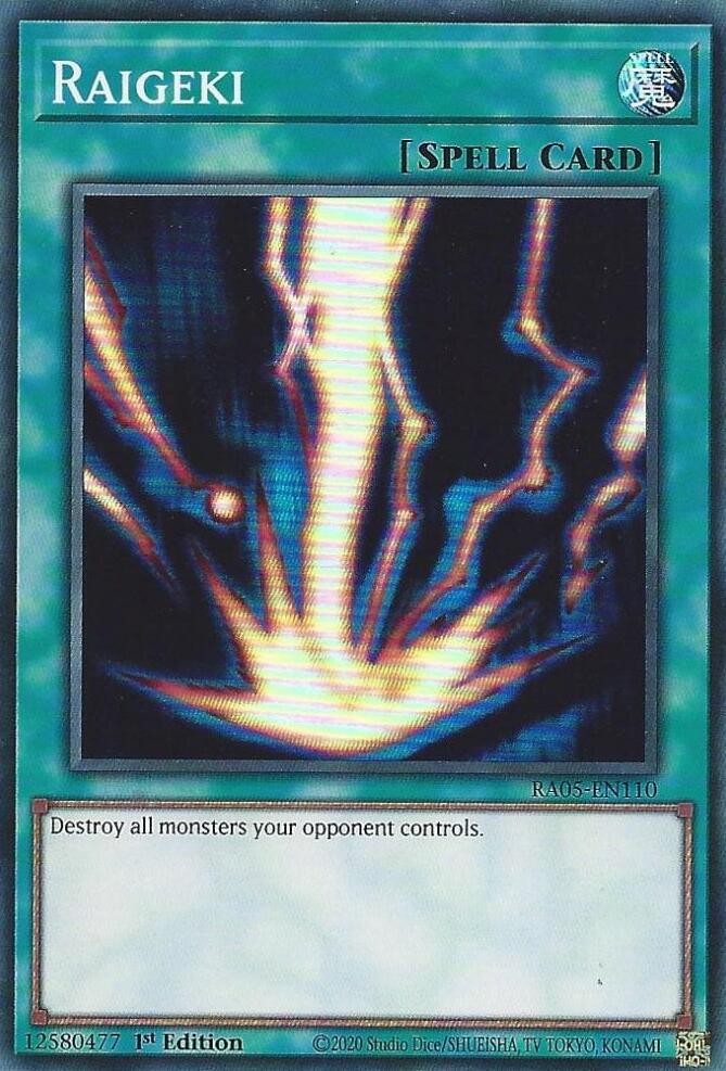 Raigeki [RA05-EN110] Super Rare | Exor Games New Glasgow