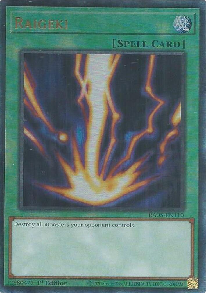 Raigeki (Ultimate Rare) [RA05-EN110] Ultimate Rare | Exor Games New Glasgow