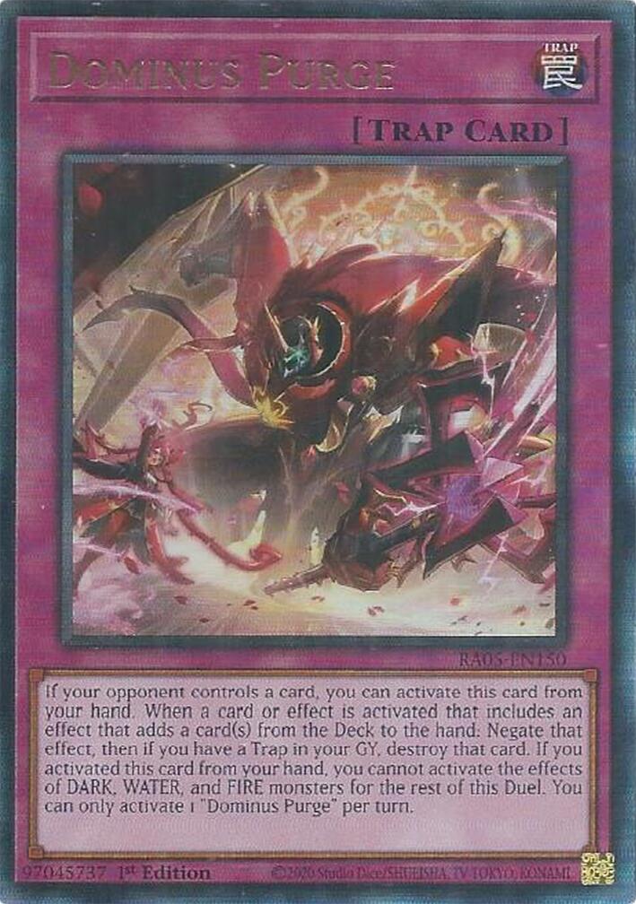 Dominus Purge (Ultimate Rare) [RA05-EN150] Ultimate Rare | Exor Games New Glasgow