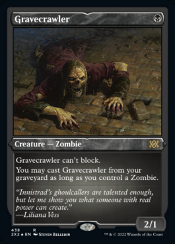 Gravecrawler (Foil Etched) [Double Masters 2022] | Exor Games New Glasgow
