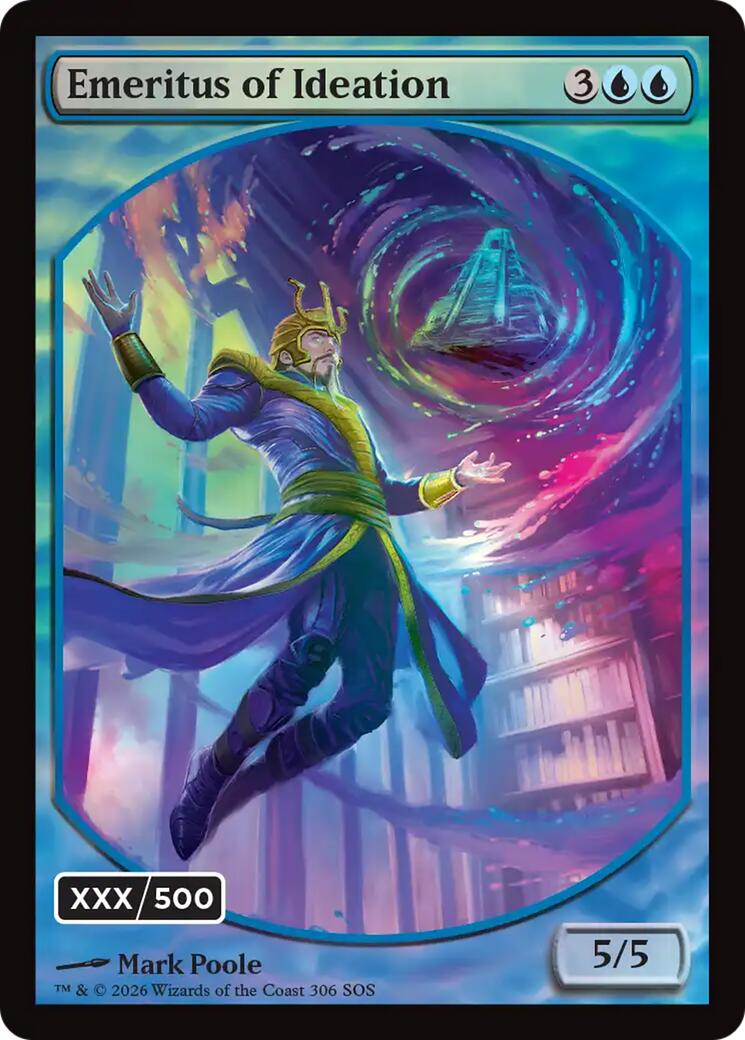Emeritus of Ideation (Serial Numbered) [Secrets of Strixhaven] | Exor Games New Glasgow