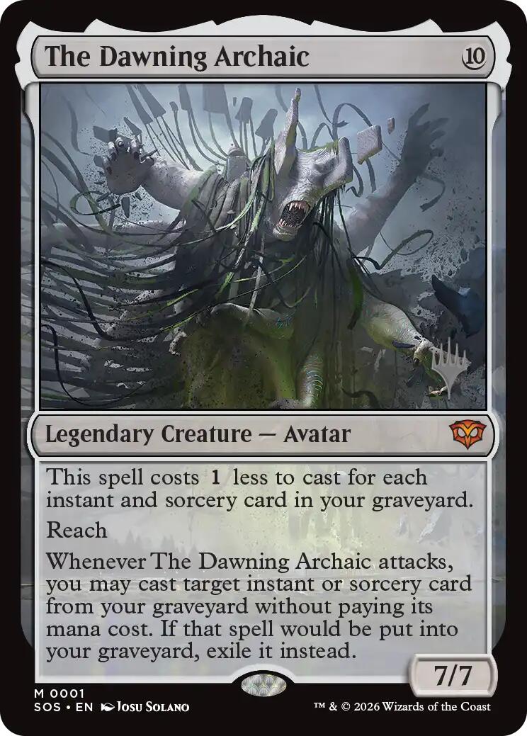 The Dawning Archaic [Secrets of Strixhaven Promos] | Exor Games New Glasgow