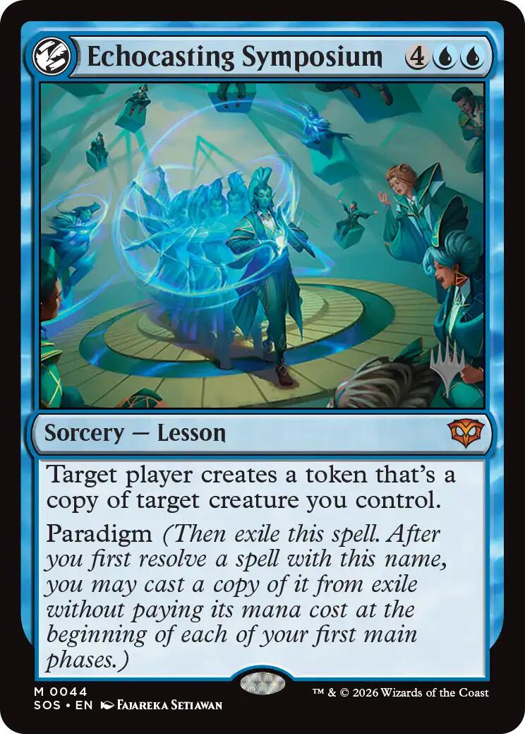 Echocasting Symposium [Secrets of Strixhaven Promos] | Exor Games New Glasgow