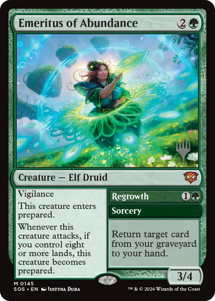 Emeritus of Abundance [Secrets of Strixhaven Promos] | Exor Games New Glasgow