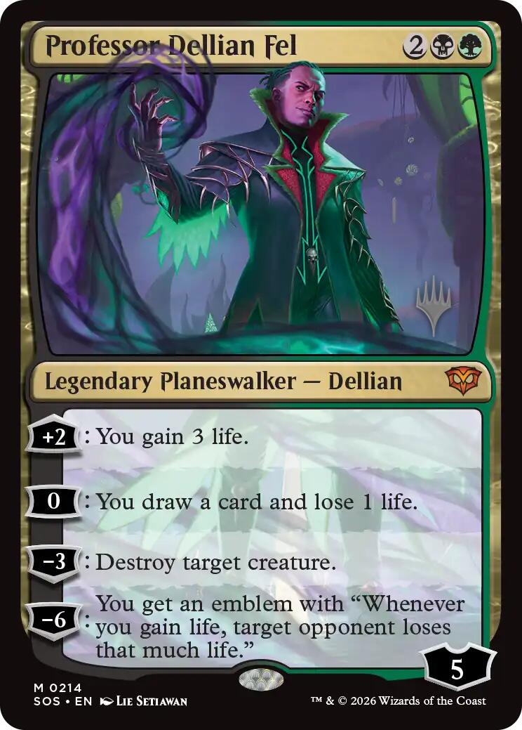 Professor Dellian Fel [Secrets of Strixhaven Promos] | Exor Games New Glasgow
