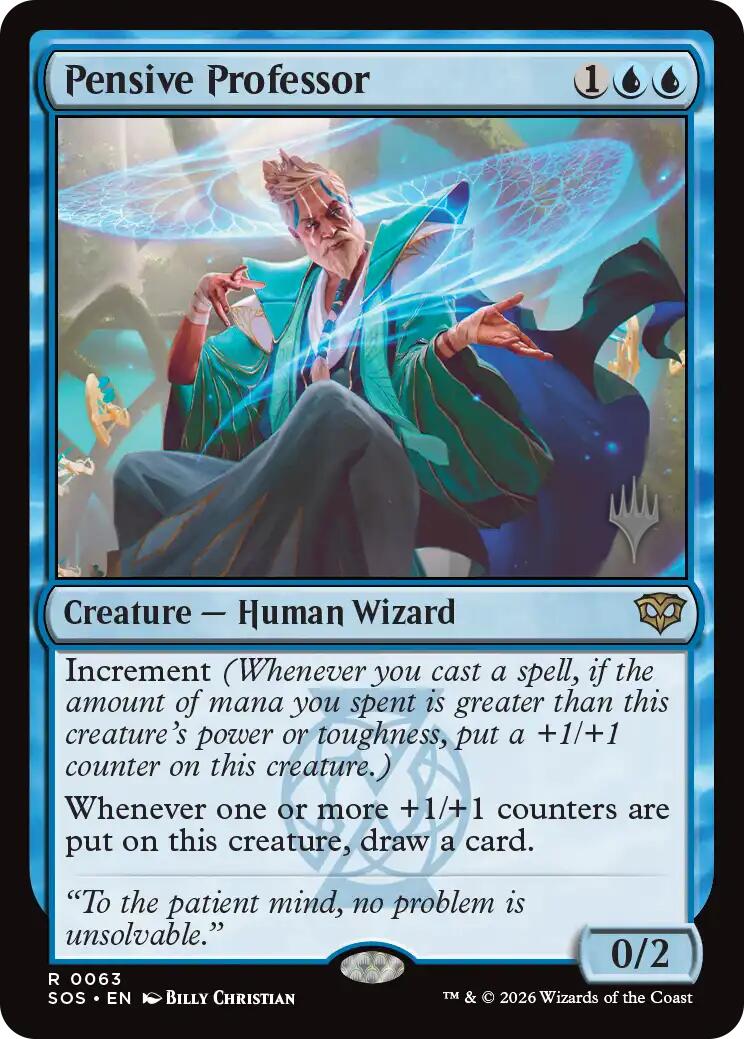 Pensive Professor [Secrets of Strixhaven Promos] | Exor Games New Glasgow