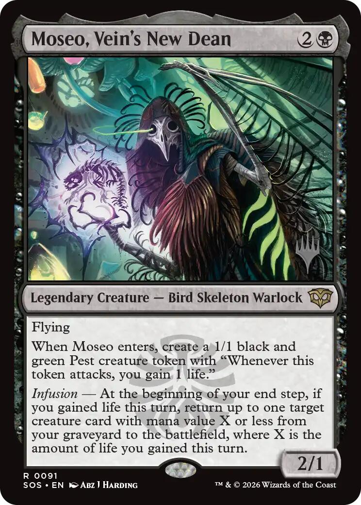 Moseo, Vein's New Dean [Secrets of Strixhaven Promos] | Exor Games New Glasgow