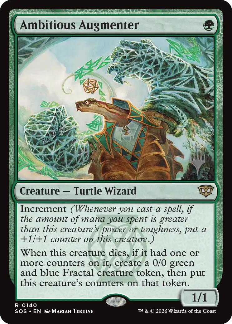 Ambitious Augmenter [Secrets of Strixhaven Promos] | Exor Games New Glasgow