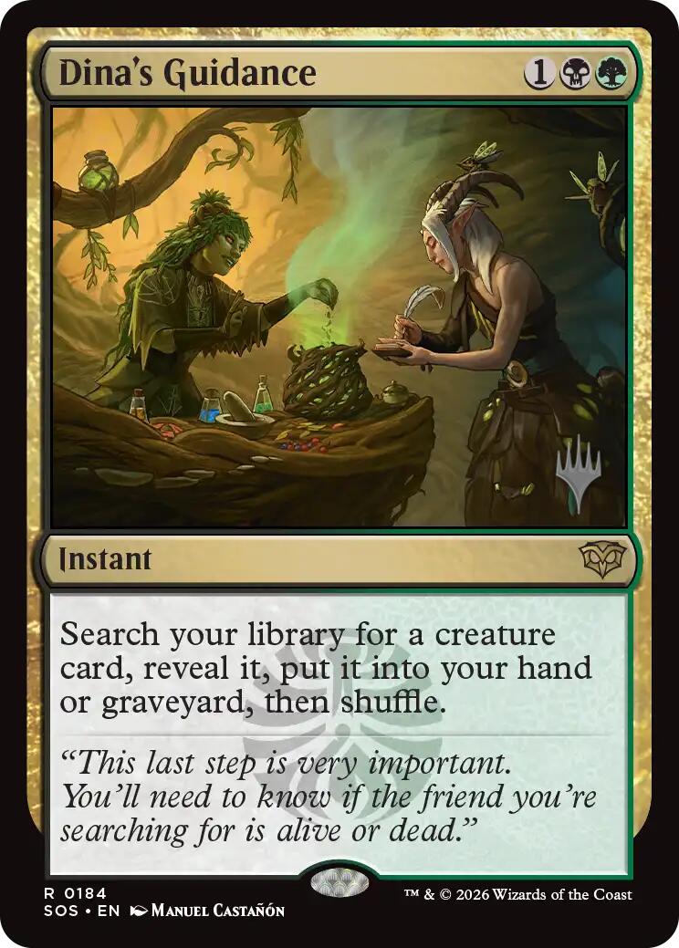 Dina's Guidance [Secrets of Strixhaven Promos] | Exor Games New Glasgow