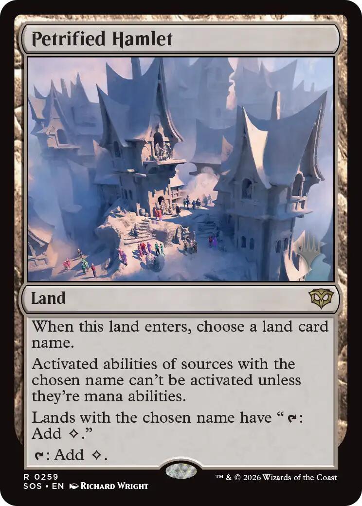 Petrified Hamlet [Secrets of Strixhaven Promos] | Exor Games New Glasgow